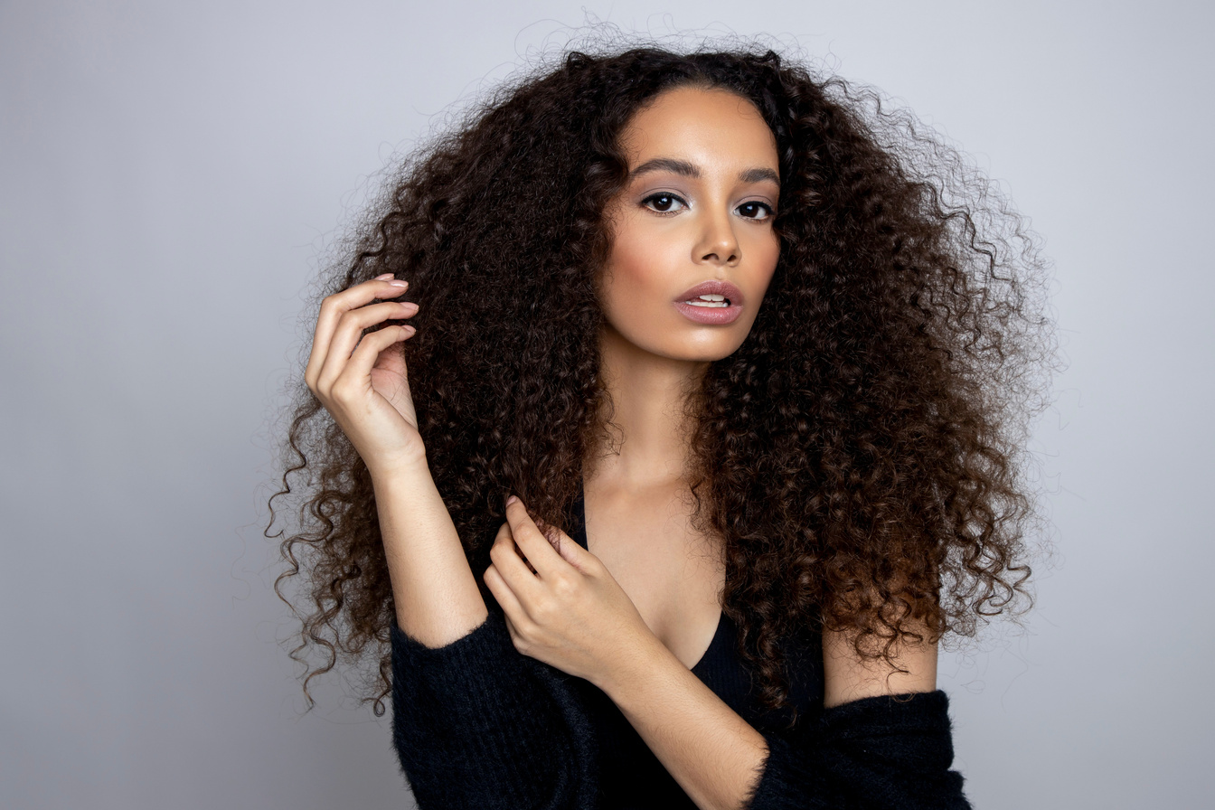 BIG CURLY HAIR